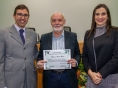 Dr. Luiz Miranda recebe homenagem do CRM-SC